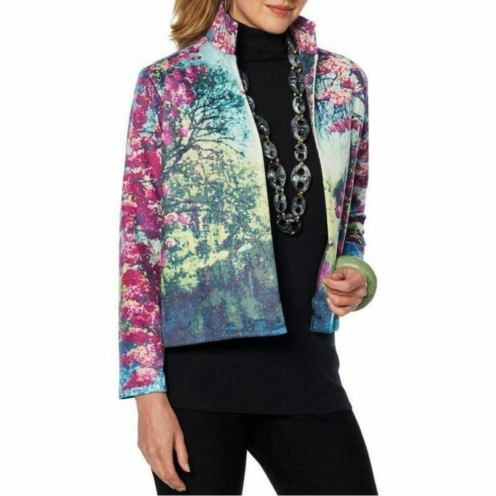 Rara Avis Iris Appel Jacket Topper Mary Poppins Mandarin Collar Pockets Size Sm